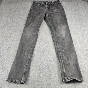 Devil-Dog Dungarees Athletic Fit Mens Jeans 32x34 Faded Black Stretch Denim